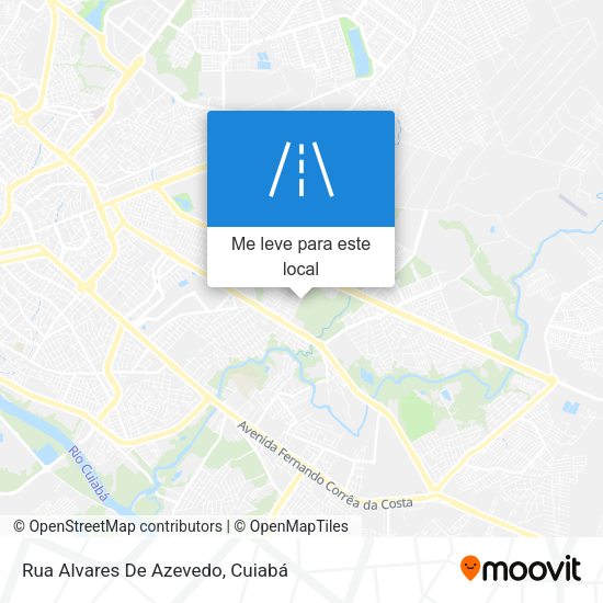 Rua Alvares De Azevedo mapa