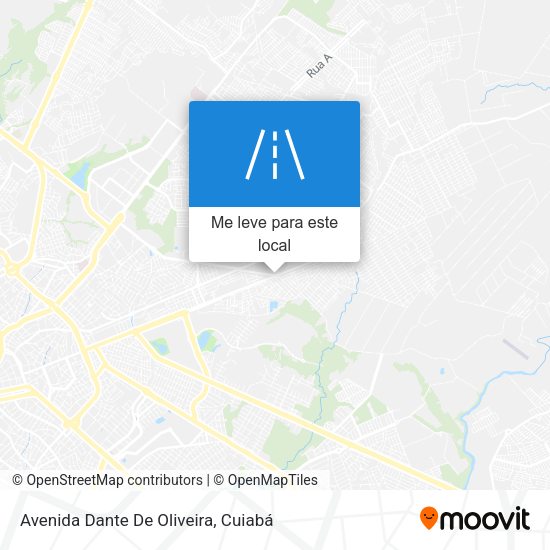 Avenida Dante De Oliveira mapa