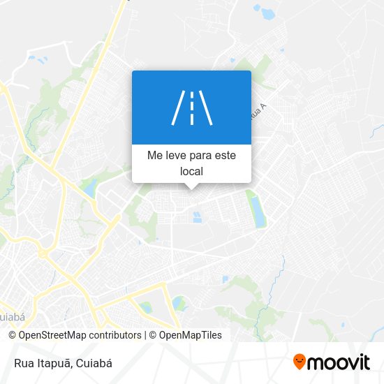 Rua Itapuã mapa
