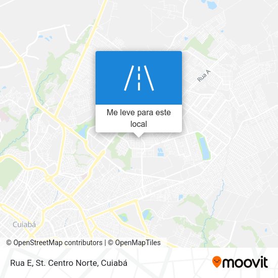 Rua E,  St. Centro Norte mapa