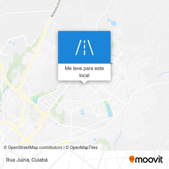 Rua Juína mapa