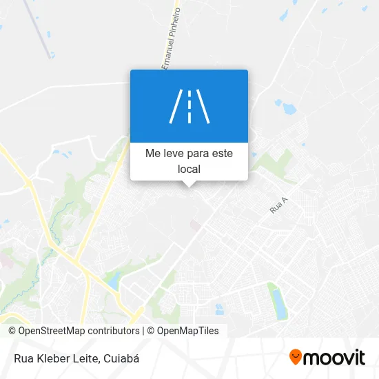 Rua Kleber Leite mapa