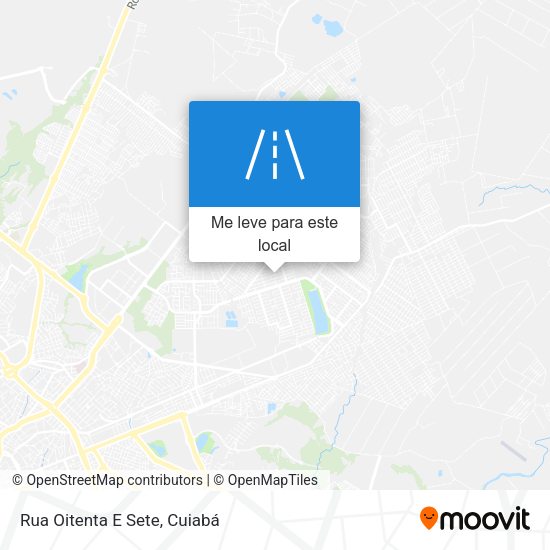 Rua Oitenta E Sete mapa