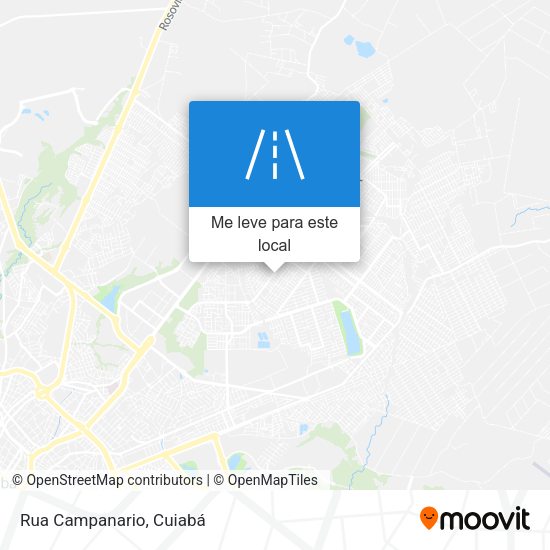 Rua Campanario mapa