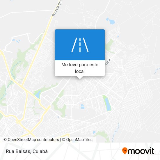 Rua Balsas mapa