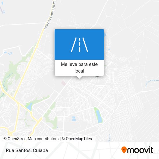 Rua Santos mapa