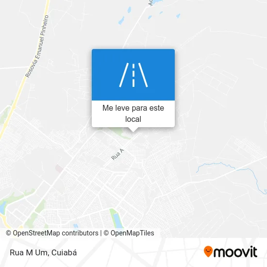 Rua M Um mapa