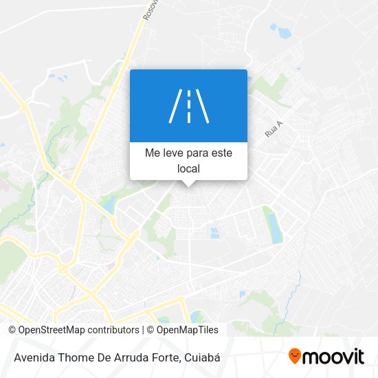 Avenida Thome De Arruda Forte mapa