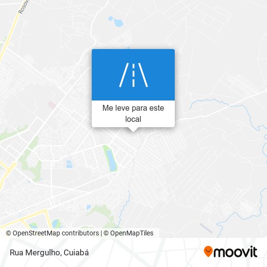 Rua Mergulho mapa