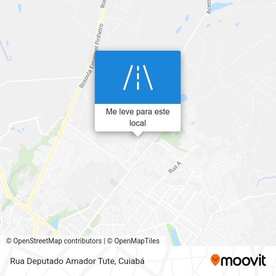 Rua Deputado Amador Tute mapa