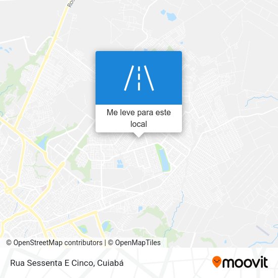 Rua Sessenta E Cinco mapa