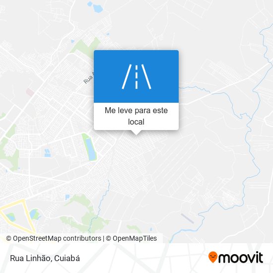 Rua Linhão mapa