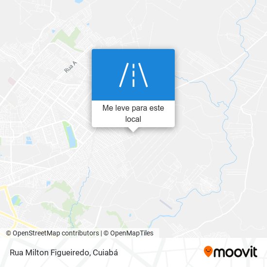 Rua Milton Figueiredo mapa