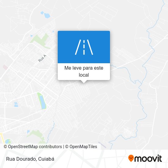 Rua Dourado mapa