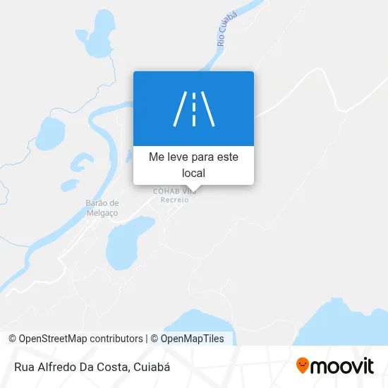 Rua Alfredo Da Costa mapa