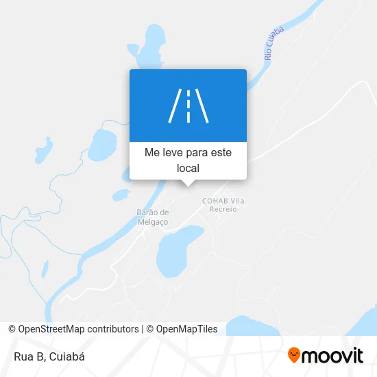 Rua B mapa