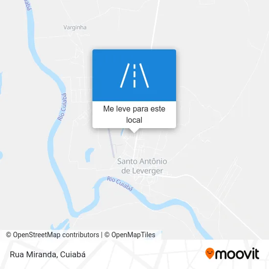 Rua Miranda mapa
