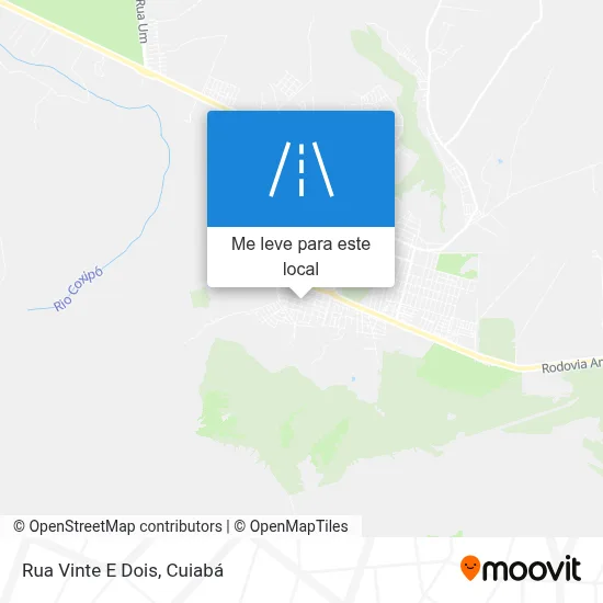 Rua Vinte E Dois mapa