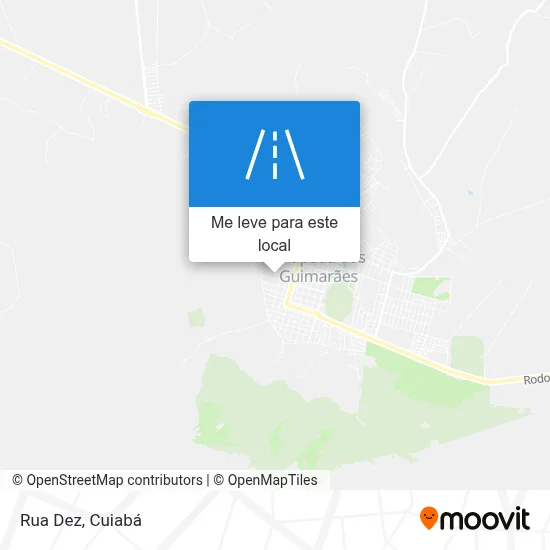 Rua Dez mapa
