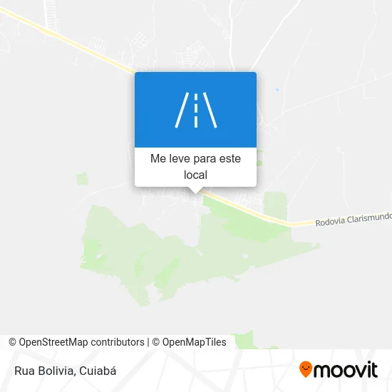Rua Bolivia mapa