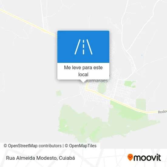 Rua Almeida Modesto mapa