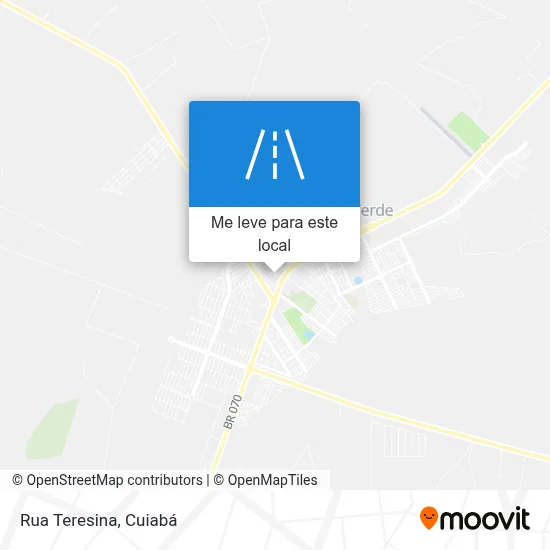 Rua Teresina mapa