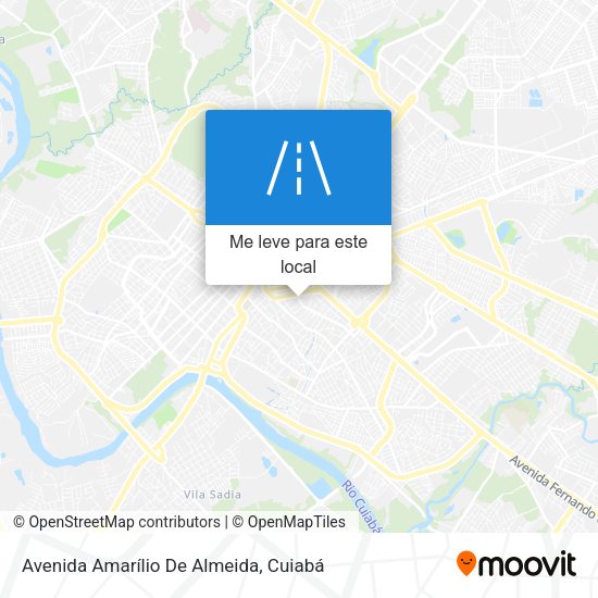 Avenida Amarílio De Almeida mapa