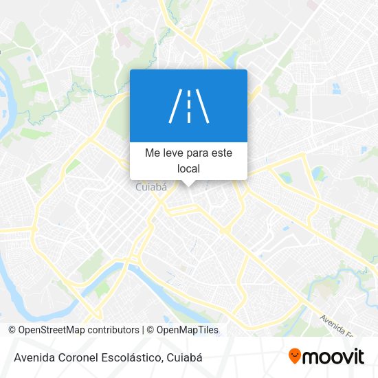 Avenida Coronel Escolástico mapa