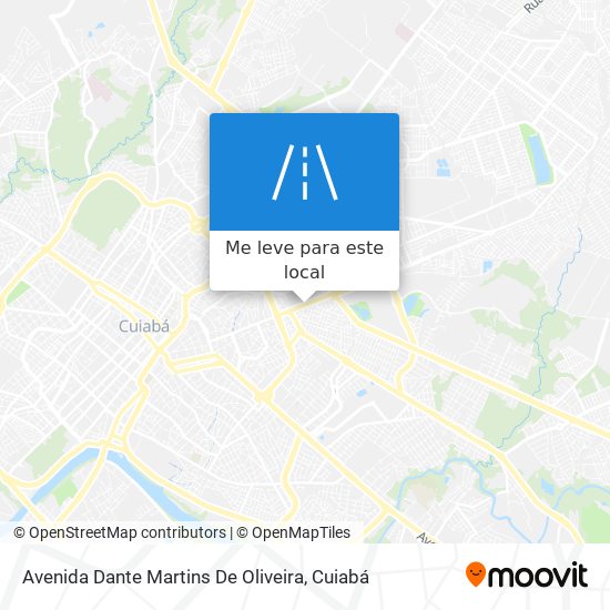 Avenida Dante Martins De Oliveira mapa