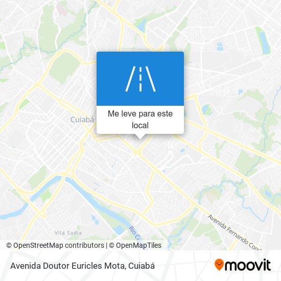 Avenida Doutor Euricles Mota mapa