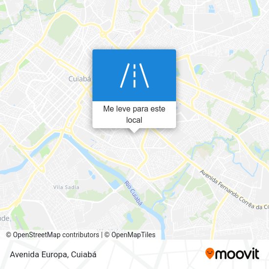 Avenida Europa mapa