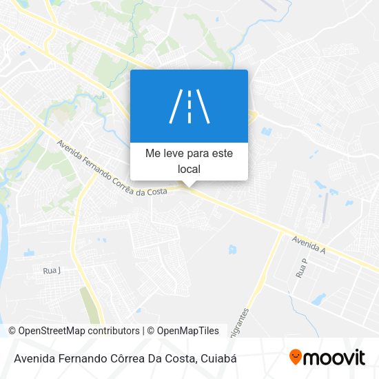 Avenida Fernando Côrrea Da Costa mapa