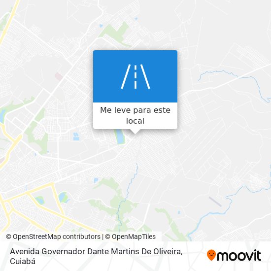 Avenida Governador Dante Martins De Oliveira mapa