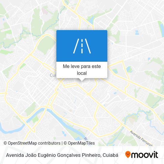 Avenida João Eugênio Gonçalves Pinheiro mapa