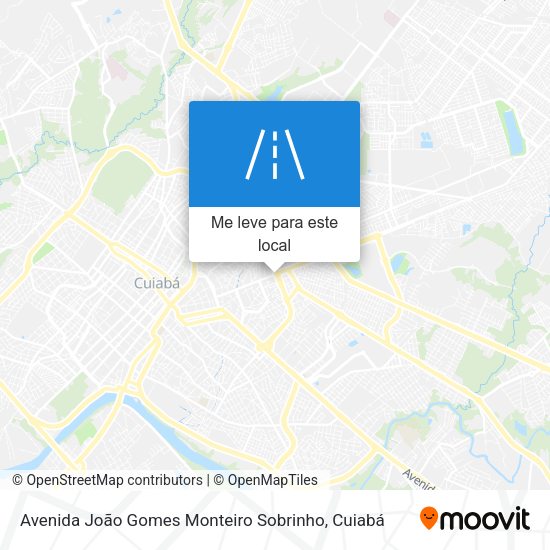 Avenida João Gomes Monteiro Sobrinho mapa