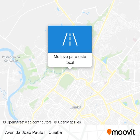 Avenida João Paulo II mapa