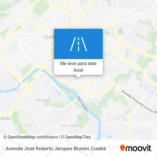 Avenida José Roberto Jacques Brunini mapa