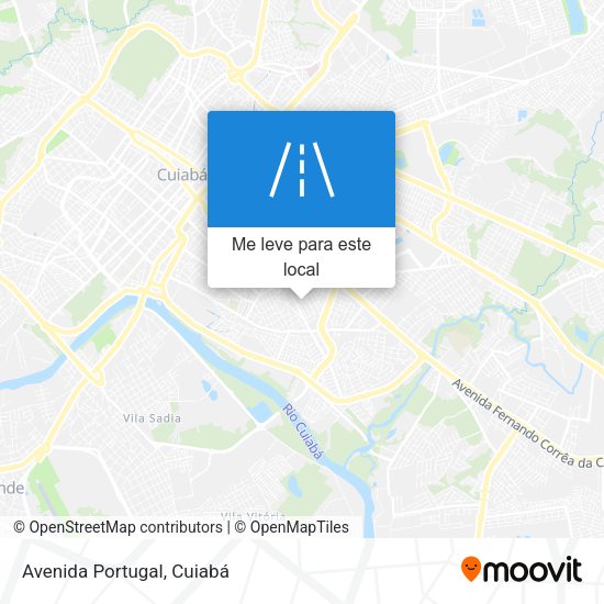 Avenida Portugal mapa
