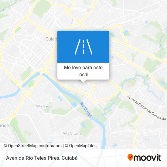 Avenida Rio Teles Pires mapa