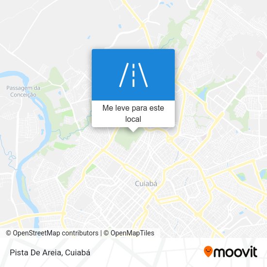 Pista De Areia mapa
