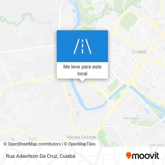 Rua Adavilson Da Cruz mapa