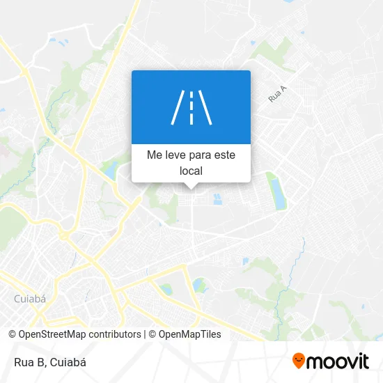 Rua B mapa