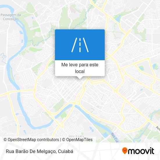 Rua Barão De Melgaço mapa