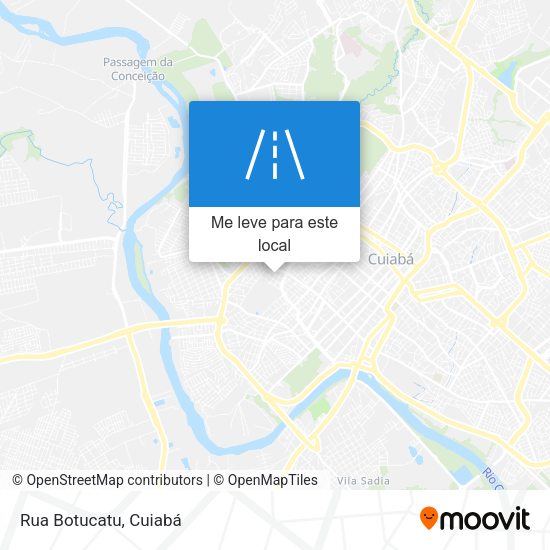 Rua Botucatu mapa
