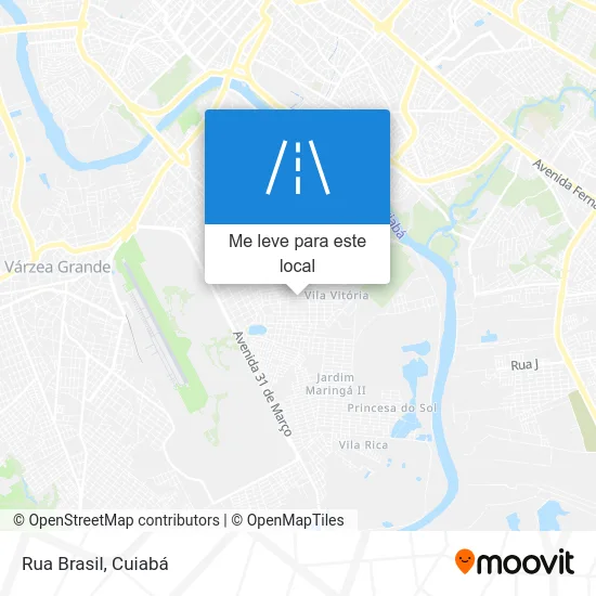 Rua Brasil mapa