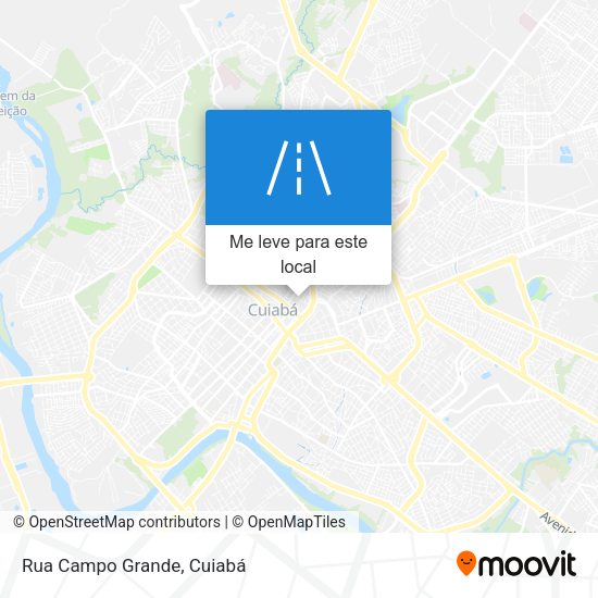 Rua Campo Grande mapa