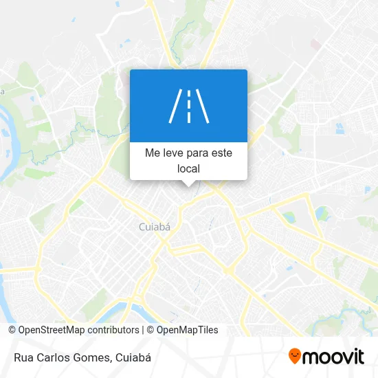 Rua Carlos Gomes mapa