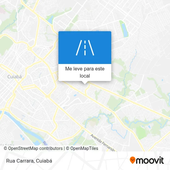 Rua Carrara mapa