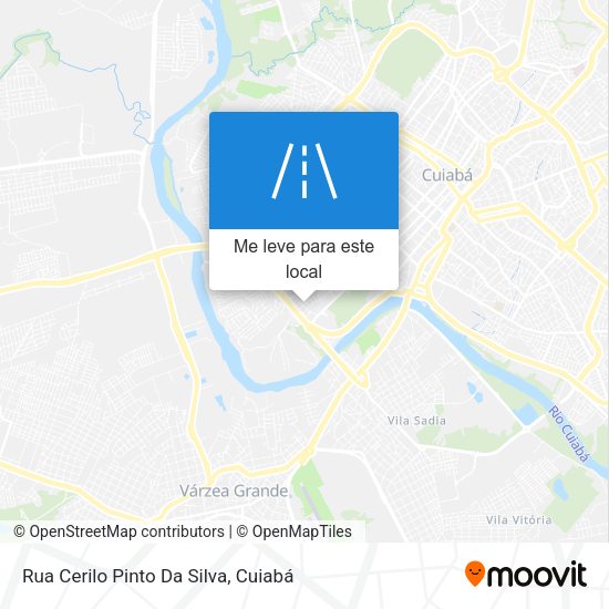 Rua Cerilo Pinto Da Silva mapa