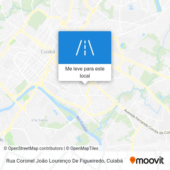 Rua Coronel João Lourenço De Figueiredo mapa